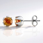 Orecchini in argento con Sfalerite (de Melo Essence)