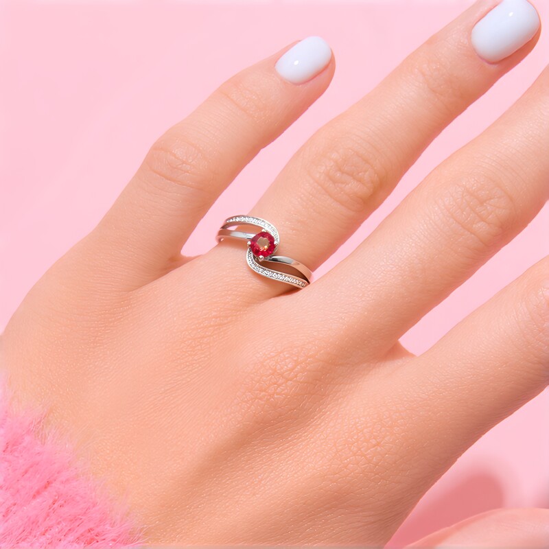 Tansania-Rubin-Silberring