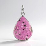 Ciondolo in argento con Cobalto Calcite (Bali Barong)