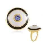 Anillo en plata con Tanzanita