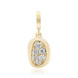 9K SI1 (G) Diamond Gold Pendant (Annette)