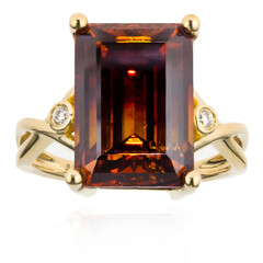 Anillo en oro con Esfalerita (AMAYANI)