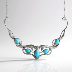 Collana in argento con Turchese Sleeping Beauty (Faszination Türkis)