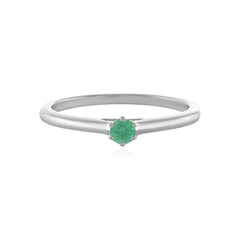 Anello in argento con Smeraldo Russo