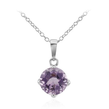 Amethyst-Silberhalskette