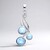 Ciondolo in argento con Larimar