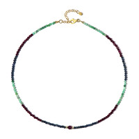 Collana in argento con Rubino Mozambico