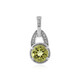Pendentif en argent et Quartz citron
