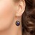 Pendientes en plata con Labradorita púrpura de Maniry (KM by Juwelo)