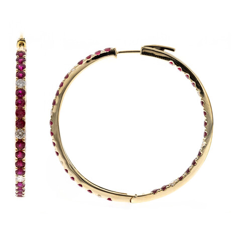 Pendientes en oro con Diamante SI1 (H) (CIRARI)