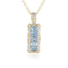 Collar en plata con Aguamarina (Gems en Vogue)