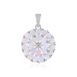 Zilveren hanger met Welo-opalen