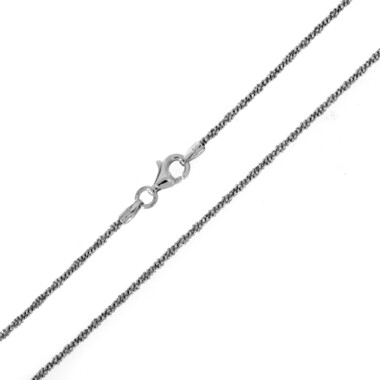 925er Silber-Criss-Cross-Kette - 50 cm - 3,74 g