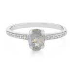 Anello in argento con Labradorite