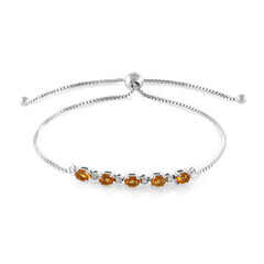Bracelet en argent et Citrine