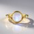 Anello in argento con Pietra di Luna Arcobaleno (KM by Juwelo)