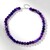 Collana in argento con Quarzo Porpora