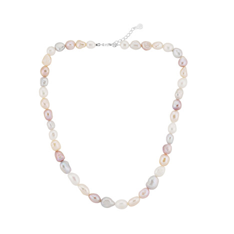 Collana in argento con Perla di Acqua Dolce (TPC)