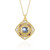Collana in argento con Labradorite Verde Maniry (KM by Juwelo)