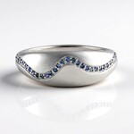 Anello in argento con Zaffiro Blu (SAELOCANA)