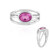 Zilveren ring met een roze kwarts