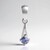 Ciondolo in argento con Tanzanite Rosa