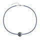 Collana in argento con Perla d'Acqua Dolce Argentata