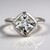 Anello in argento con Topazio Bianco (MONOSONO COLLECTION)