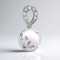 Ciondolo in argento con Agata Dendritica