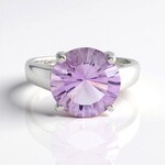 Anello in argento con Ametista Rose de France