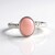 Anello in argento con Opale Rosa (de Melo)