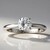 Anello in argento con Topazio Bianco