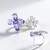 Anello in argento con Tanzanite (non riscaldata)