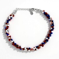 Bracelet en argent et Lapis-Lazuli