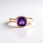 Anello in argento con Ametista del Marocco