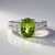 Anello in argento con Peridoto