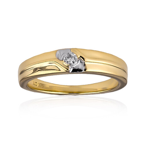 9K SI1 (H) Diamond Gold Ring