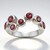 Anello in argento con Tormalina Rosa Brasiliana (Pallanova)
