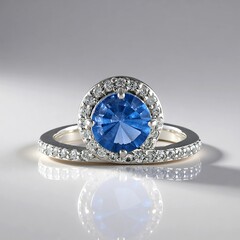 Anello in argento con Fluorite Cangiante