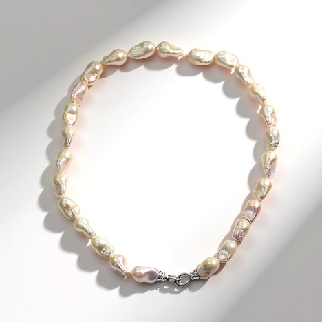 Collana in argento con Perla di Acqua Dolce (TPC)