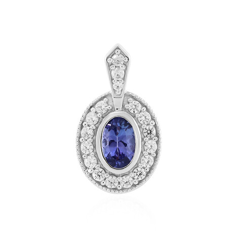 Pendentif en argent et Tanzanite AAA
