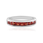 Anello in argento con Rubino Tanzania