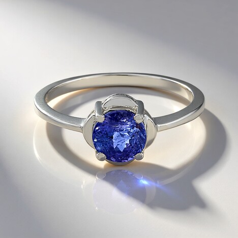 Anello in argento con Tanzanite