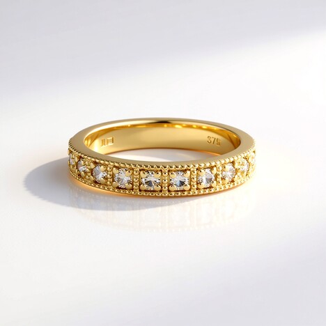 Anello in oro con Diamante Cioccolato SI2