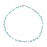 Larimar-Silberhalskette