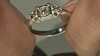 Zilveren ring met een SI1 Argyle Rose De France Diamant (Annette classic)