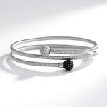 Bracciale in argento con Spinello Nero (SUHANA)