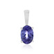Ciondolo in platino con Tanzanite AAA