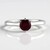 Anello in argento con Rodolite