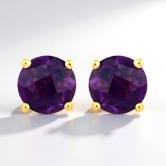 Orecchini in argento con Ametista Zambiana